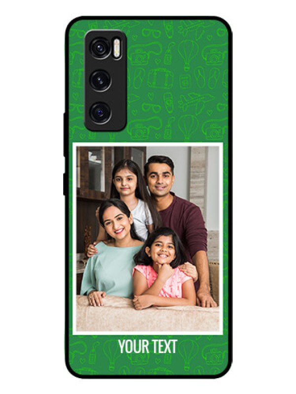 Custom Vivo V20 Se Personalized Glass Phone Case  - Picture Upload Design