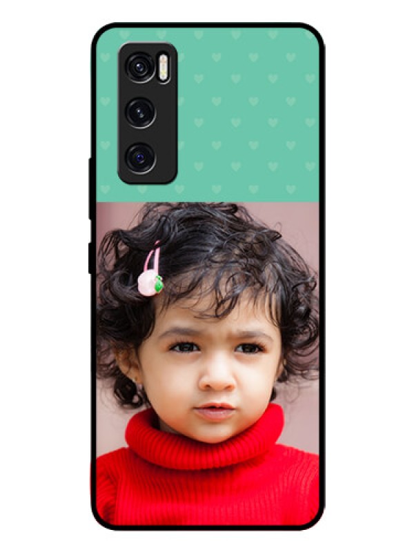Custom Vivo V20 Se Custom Glass Phone Case  - Lovers Picture Design