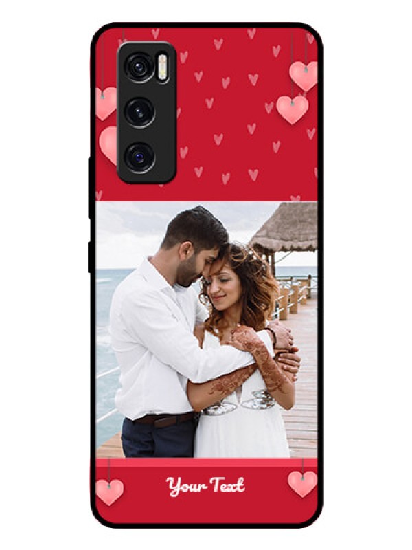 Custom Vivo V20 Se Custom Glass Phone Case  - Valentines Day Design