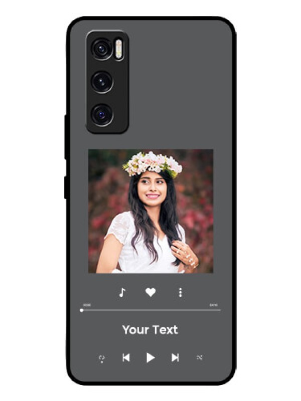 Custom Vivo V20 Se Custom Glass Mobile Case - Play The Music Design