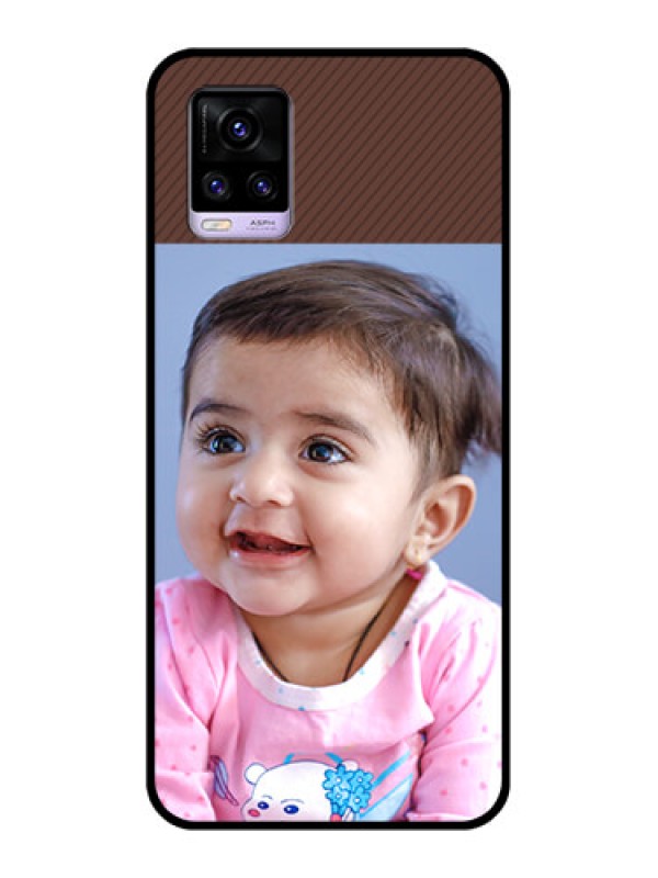 Custom Vivo V20 Custom Glass Mobile Case  - Elegant Case Design