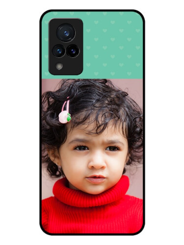 Custom Vivo V21 5G Custom Glass Phone Case - Lovers Picture Design