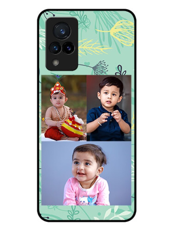Custom Vivo V21 5G Photo Printing on Glass Case - Forever Family Design 