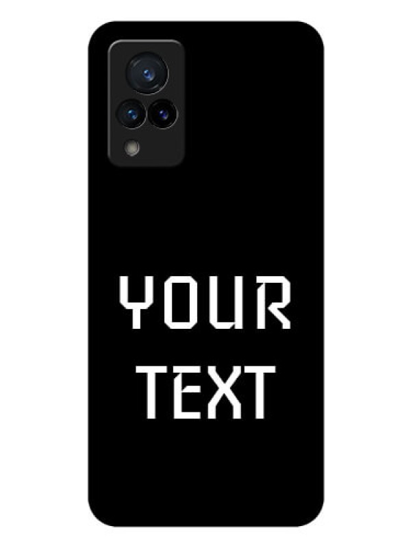 Custom Vivo V21 5G Your Name on Glass Phone Case