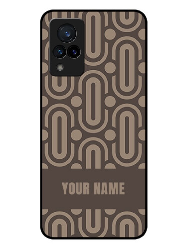 Custom Vivo V21 5G Custom Glass Phone Case - Captivating Zero Pattern Design