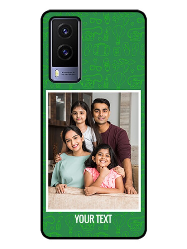 Custom Vivo V21E 5G Personalized Glass Phone Case - Picture Upload Design