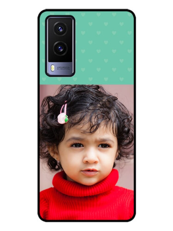 Custom Vivo V21E 5G Custom Glass Phone Case - Lovers Picture Design