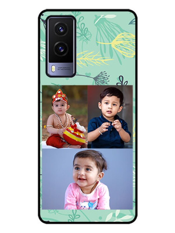 Custom Vivo V21E 5G Photo Printing on Glass Case - Forever Family Design