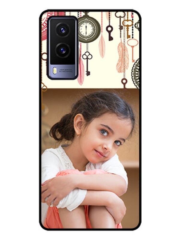 Custom Vivo V21E 5G Custom Glass Mobile Case - Boho Style Design