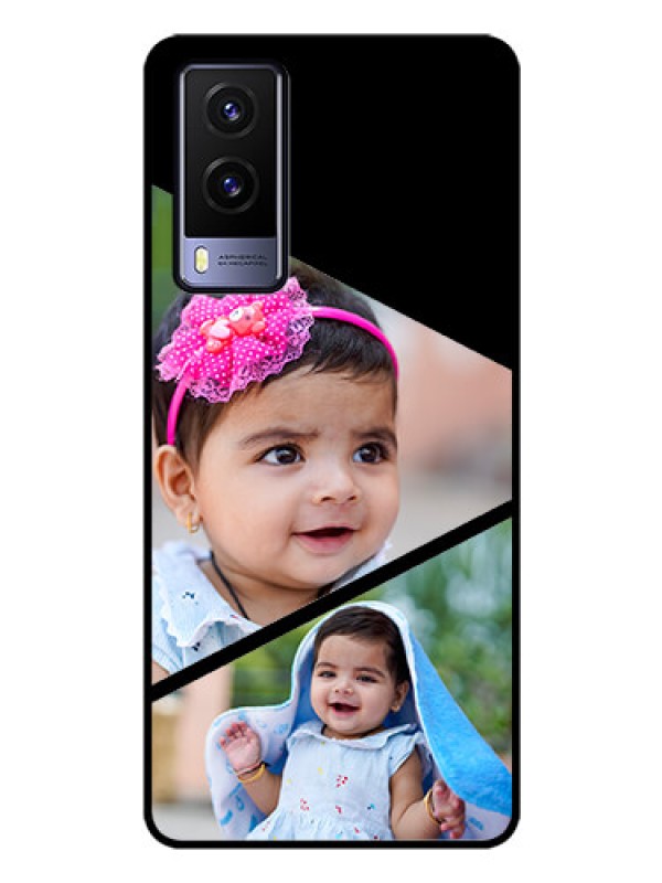Custom Vivo V21E 5G Custom Glass Phone Case - Semi Cut Design