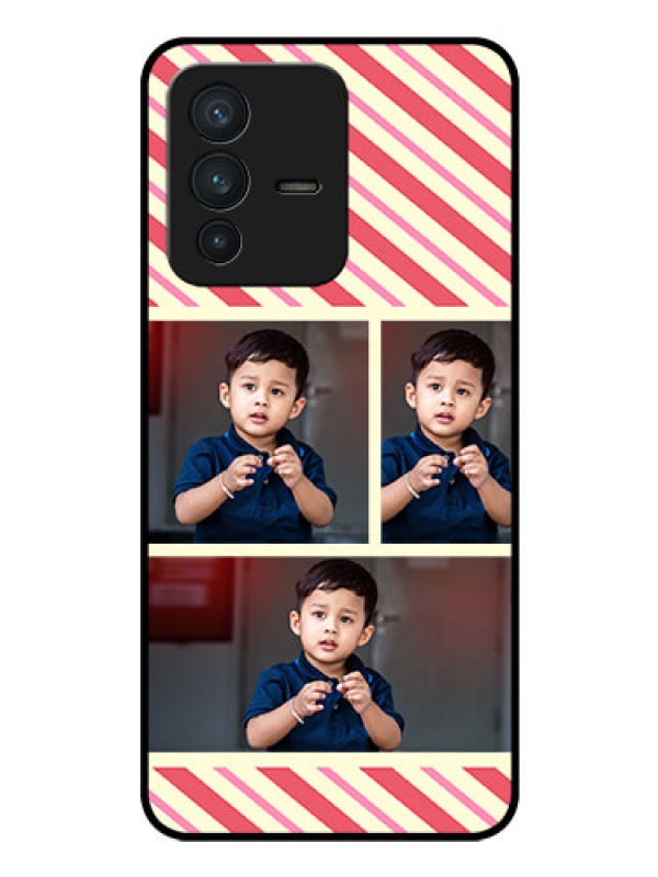 Custom Vivo V23 5G Personalized Glass Phone Case - Picture Upload Mobile Case Design