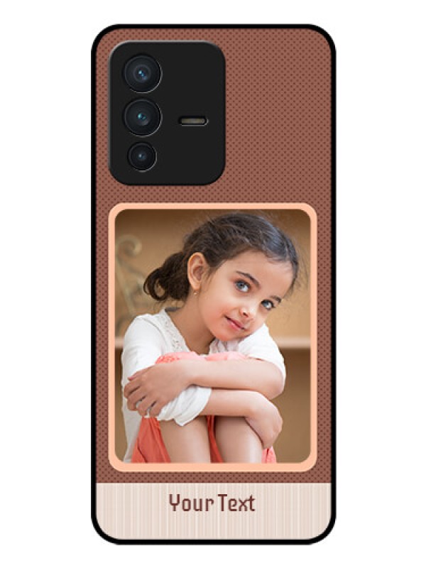 Custom Vivo V23 5G Custom Glass Phone Case - Simple Pic Upload Design