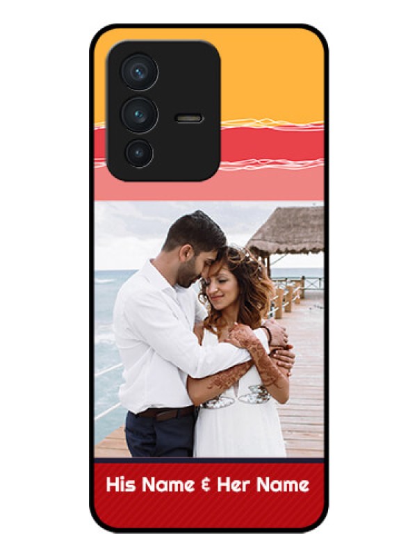 Custom Vivo V23 5G Custom Glass Mobile Case - Colorful Case Design