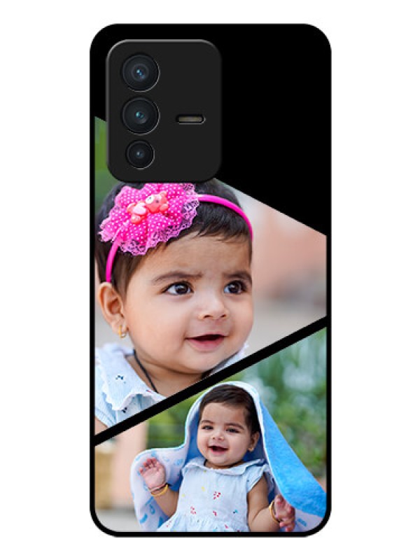 Custom Vivo V23 5G Custom Glass Phone Case - Semi Cut Design