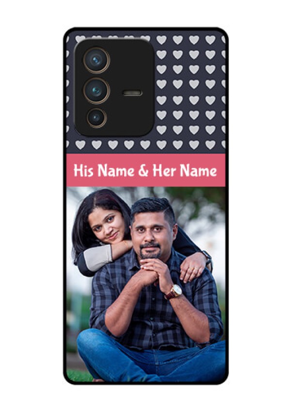 Vivo V23 Pro 5G Custom Glass Mobile Case - Love Symbols Design