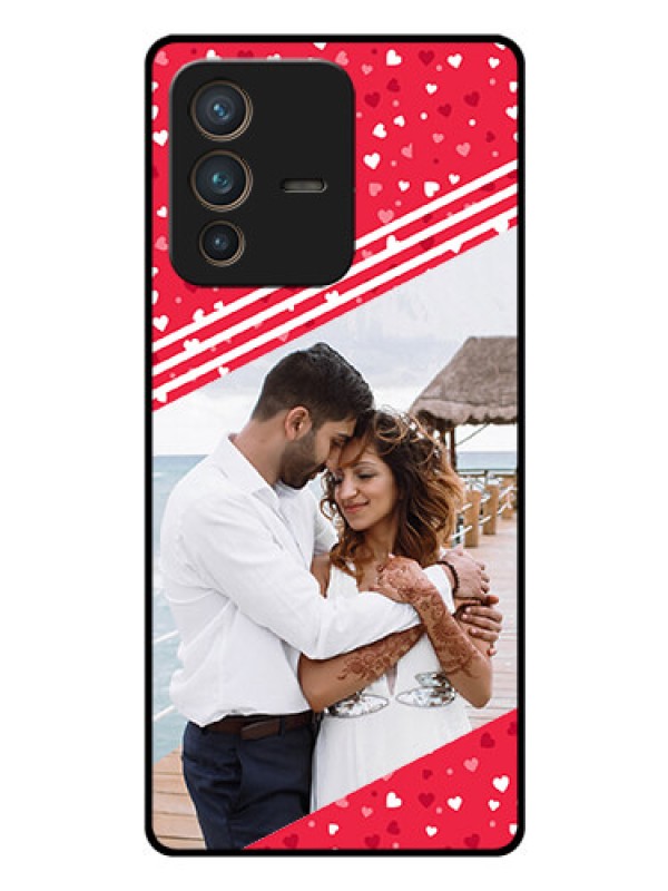 Custom Vivo V23 Pro 5G Custom Glass Mobile Case - Valentines Gift Design