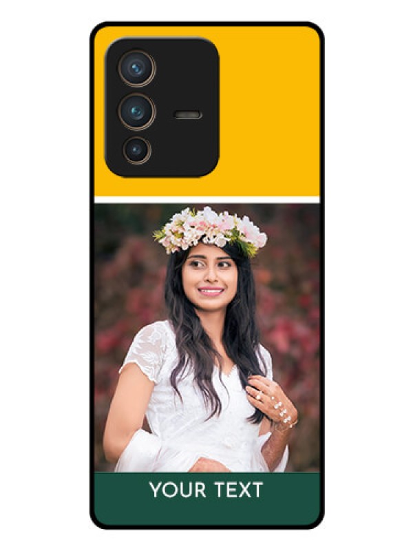 Custom Vivo V23 Pro 5G Photo Printing on Glass Case - Love You Design