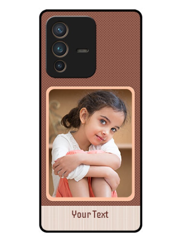 Custom Vivo V23 Pro 5G Custom Glass Phone Case - Simple Pic Upload Design