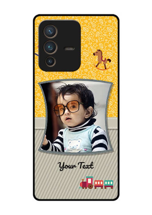 Vivo V23 Pro 5G Personalized Glass Phone Case - Baby Picture Upload Design
