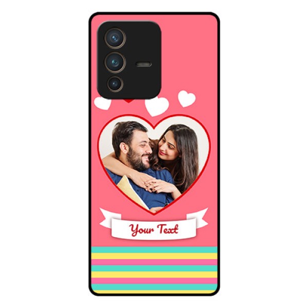 Vivo V23 Pro 5G Photo Printing on Glass Case - Love Doodle Design Vivo V23 Pro 5G Photo Printing on Glass Case - Love Doodle Design