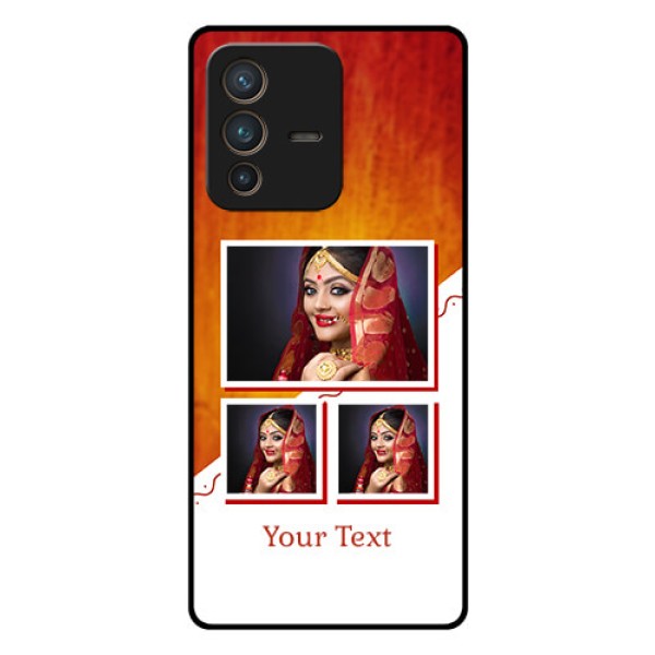 Vivo V23 Pro 5G Custom Glass Phone Case - Wedding Memories Design