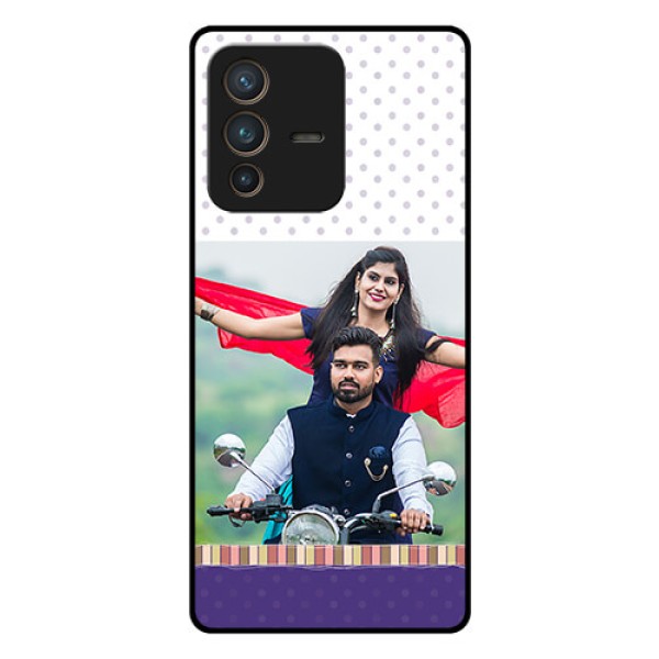 Vivo V23 Pro 5G Photo Printing on Glass Case - Cute Family Design