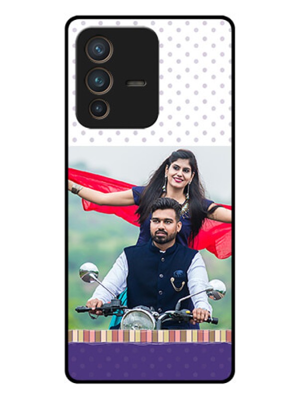Custom Vivo V23 Pro 5G Photo Printing on Glass Case - Cute Family Design