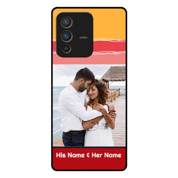 Vivo V23 Pro 5G Custom Glass Mobile Case - Colorful Case Design