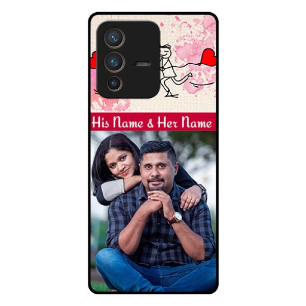 Vivo V23 Pro 5G Photo Printing on Glass Case - You and Me Case Design