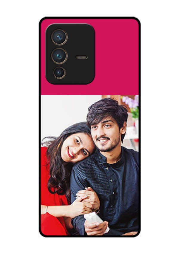 Vivo V23 Pro 5G Custom Glass Mobile Case - Anniversary Cover Design
