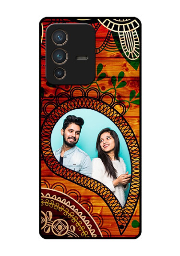 Vivo V23 Pro 5G Personalized Glass Phone Case - Abstract Colorful Design