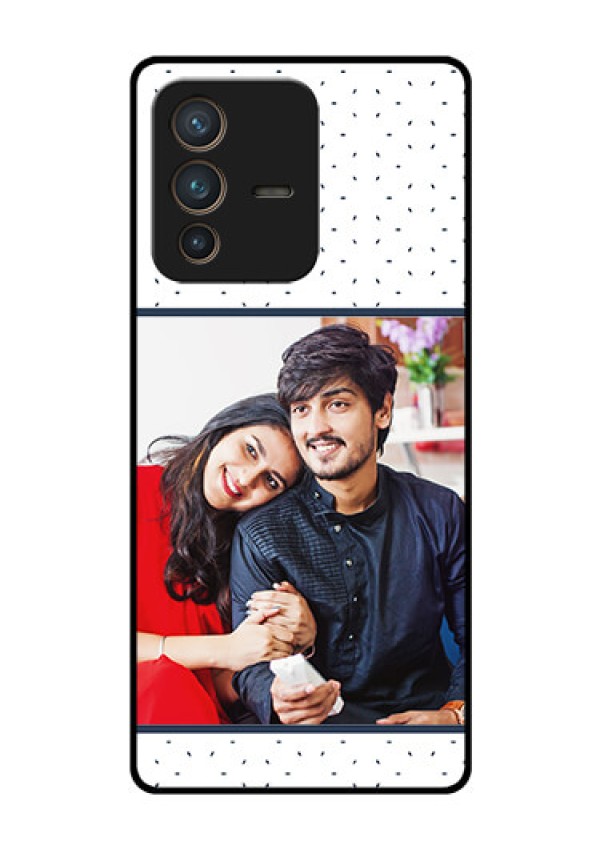 Vivo V23 Pro 5G Personalized Glass Phone Case - Premium Dot Design
