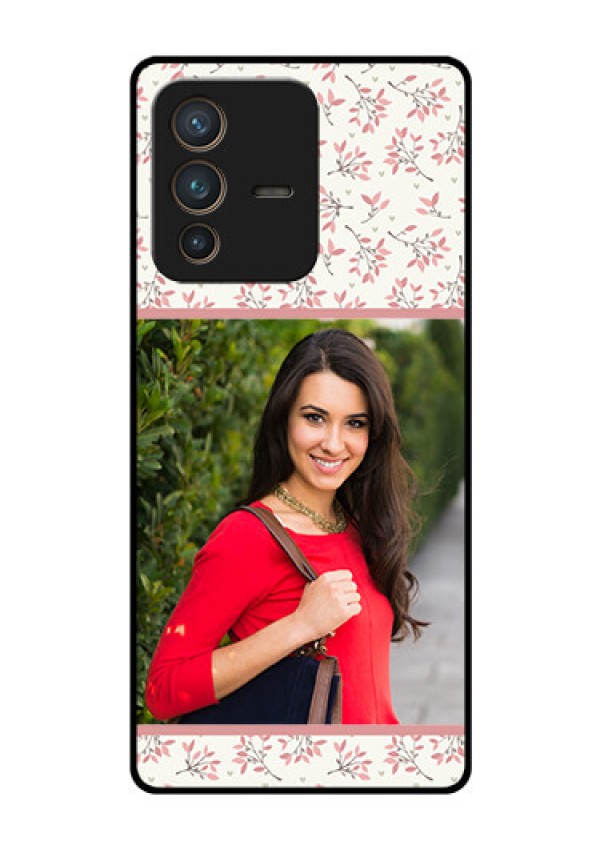Vivo V23 Pro 5G Custom Glass Phone Case - Premium Floral Design