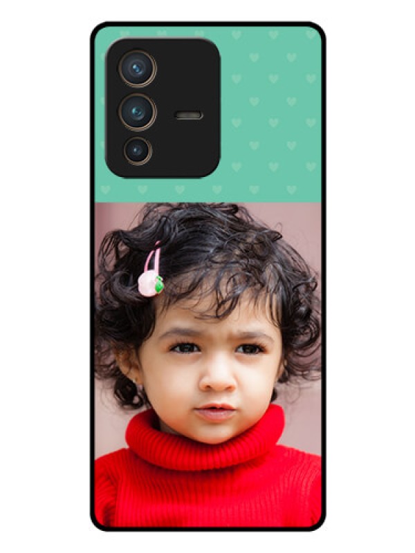 Custom Vivo V23 Pro 5G Custom Glass Phone Case - Lovers Picture Design