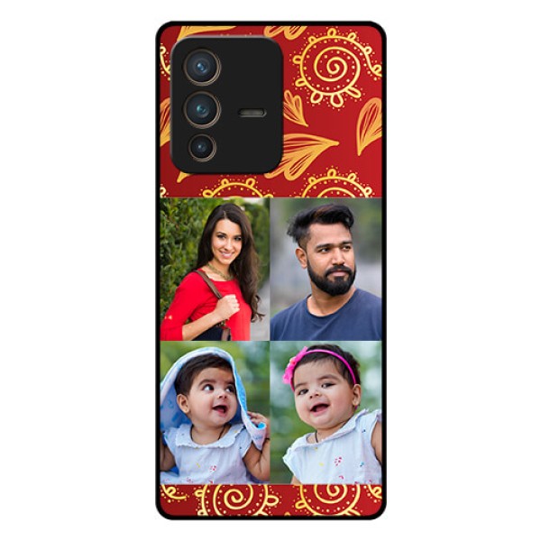 Vivo V23 Pro 5G Photo Printing on Glass Case - 4 Image Traditional Design Vivo V23 Pro 5G Photo Printing on Glass Case - 4 Image Traditional Design