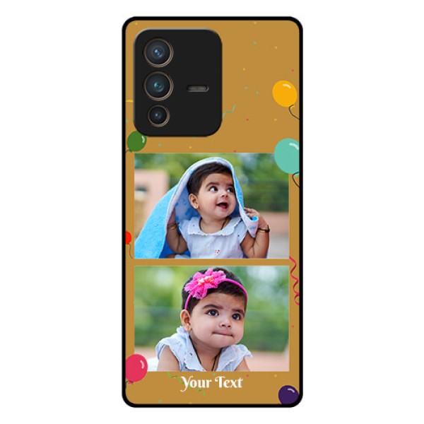 Vivo V23 Pro 5G Personalized Glass Phone Case - Image Holder with Birthday Celebrations Design Vivo V23 Pro 5G Personalized Glass Phone Case - Image Holder with Birthday Celebrations Design