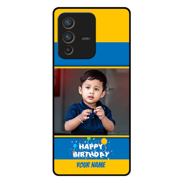 Vivo V23 Pro 5G Custom Glass Mobile Case - Birthday Wishes Design
