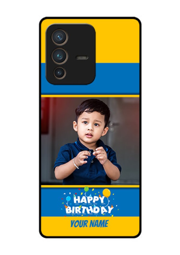 Vivo V23 Pro 5G Custom Glass Mobile Case - Birthday Wishes Design