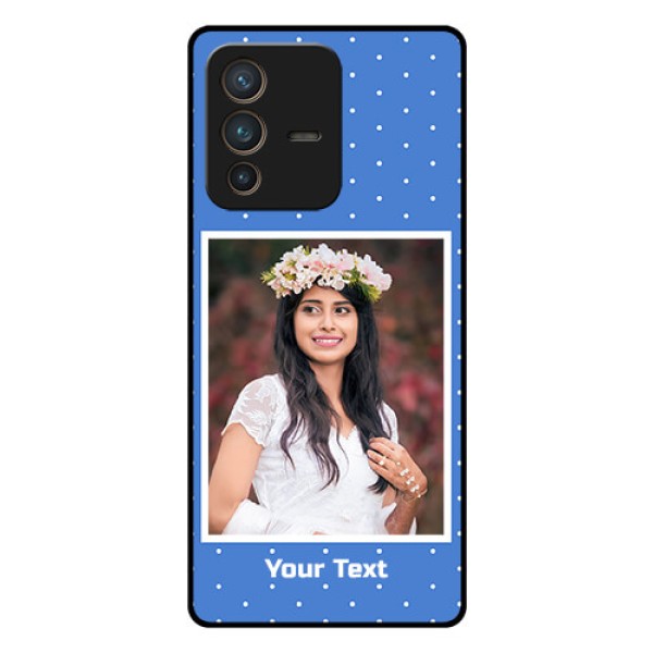 Vivo V23 Pro 5G Photo Printing on Glass Case - Polka dots design