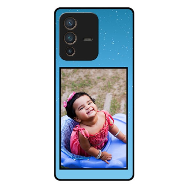 Vivo V23 Pro 5G Custom Glass Mobile Case - Wave Pattern Colorful Design