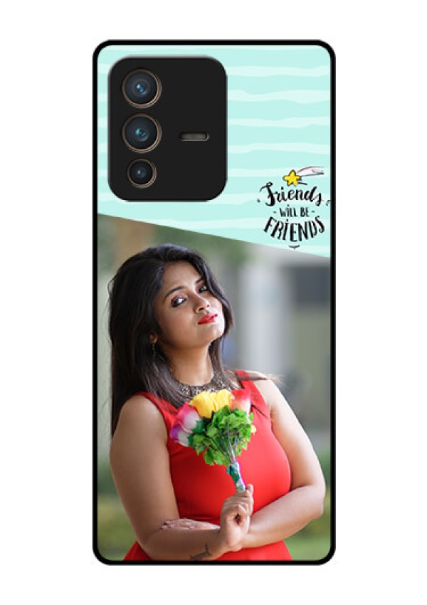 Vivo V23 Pro 5G Custom Glass Phone Case - Friends Picture Icon Design