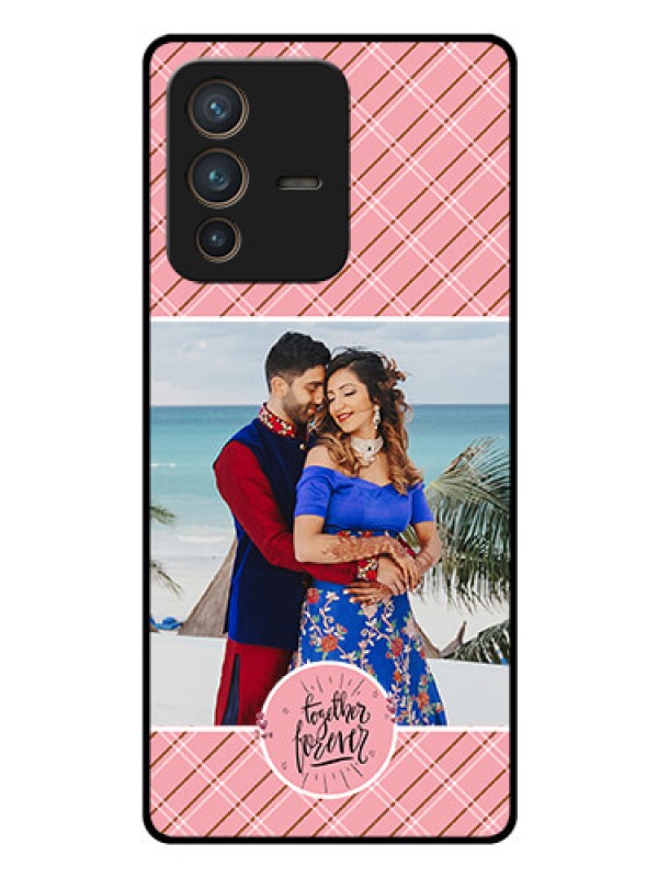 Custom Vivo V23 Pro 5G Personalized Glass Phone Case - Together Forever Design