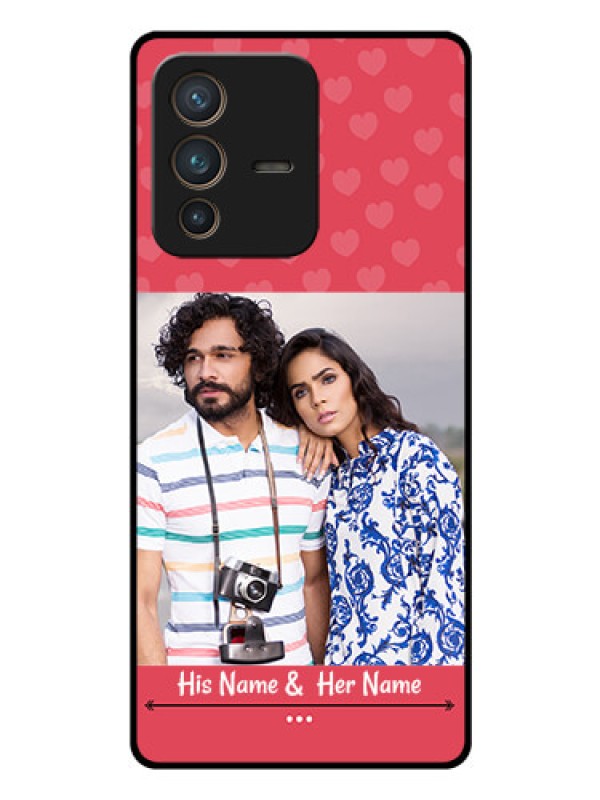 Custom Vivo V23 Pro 5G Photo Printing on Glass Case - Simple Love Design