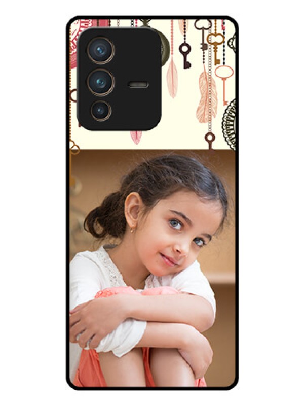 Custom Vivo V23 Pro 5G Custom Glass Mobile Case - Boho Style Design