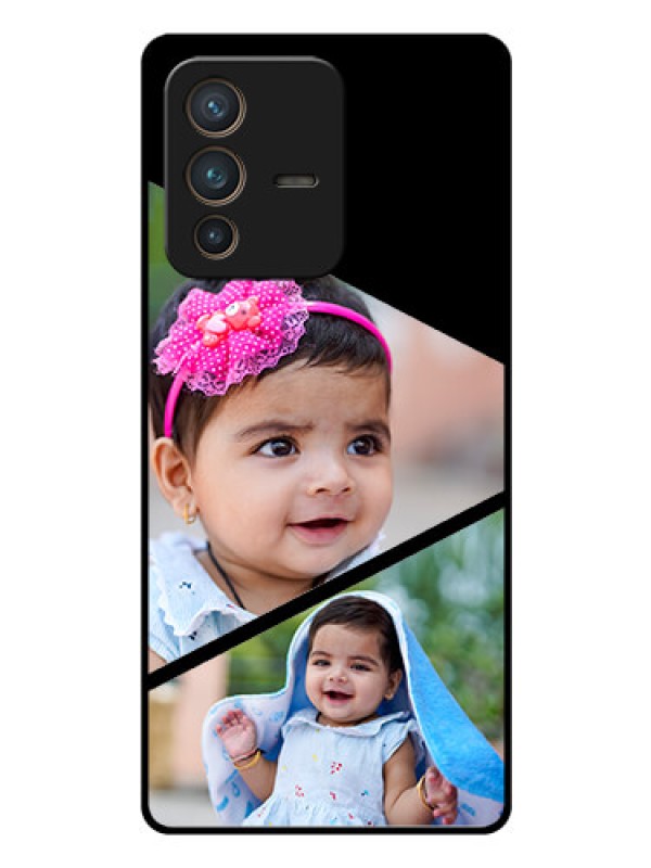 Custom Vivo V23 Pro 5G Custom Glass Phone Case - Semi Cut Design