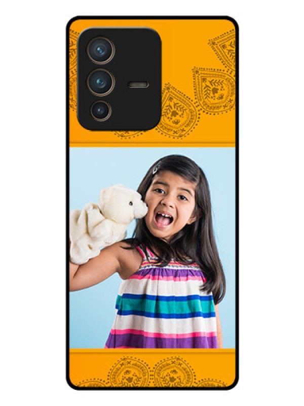 Custom Vivo V23 Pro 5G Personalized Glass Phone Case - Photo Wedding Design