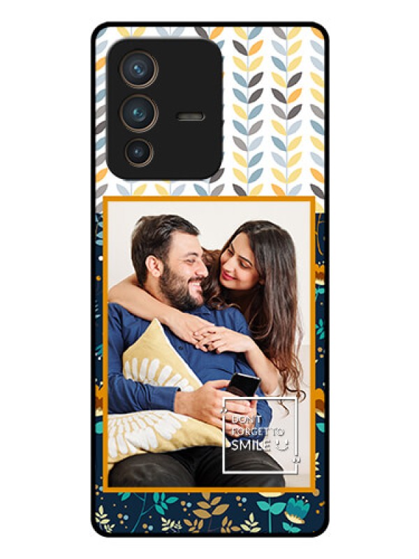 Custom Vivo V23 Pro 5G Custom Glass Mobile Case - Pattern Design