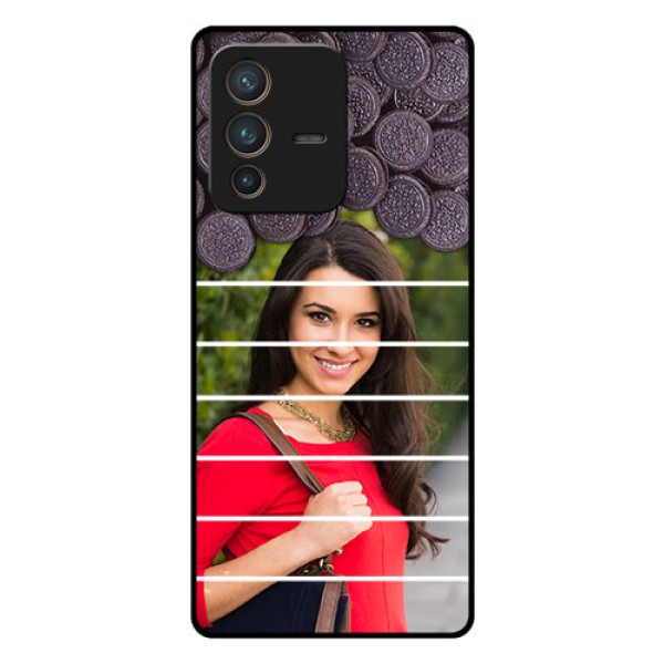 Vivo V23 Pro 5G Custom Glass Phone Case - with Oreo Biscuit Design