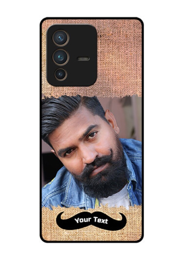 Vivo V23 Pro 5G Personalized Glass Phone Case - with Texture Design