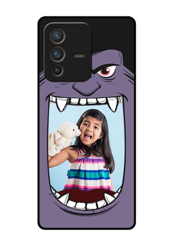 Vivo V23 Pro 5G Custom Glass Phone Case - Angry Monster Design